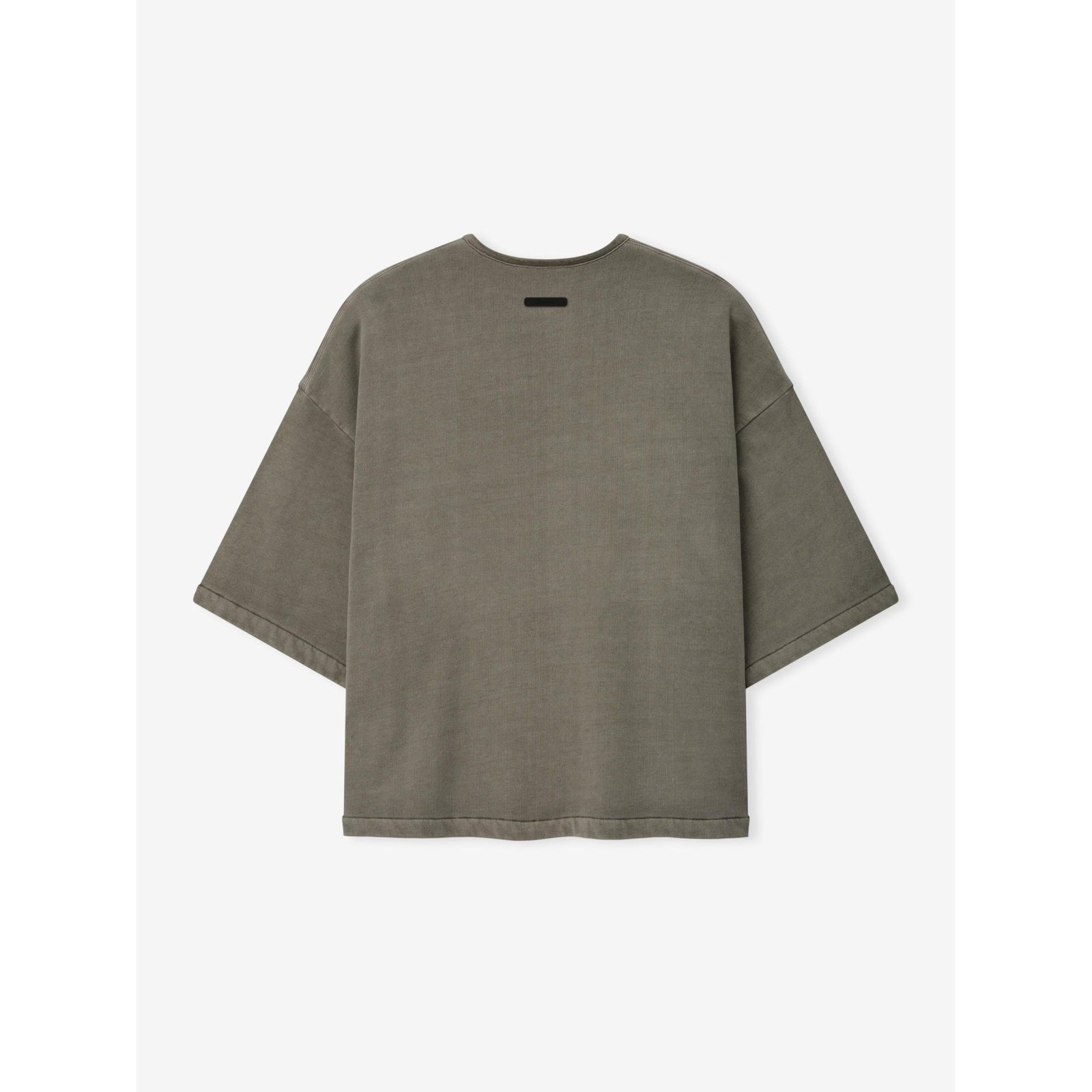 Fear of God Essentials 3/4 Henley Sweatshirt Washed Seal - Im Your Wardrobe