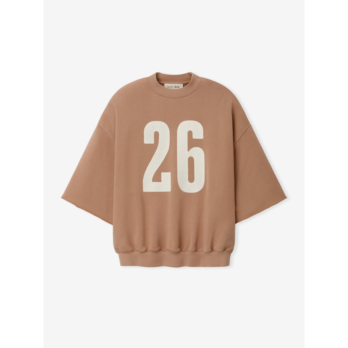 Fear of God Essentials 3/4 Sleeve Crewneck Washed Ginger - Im Your Wardrobe