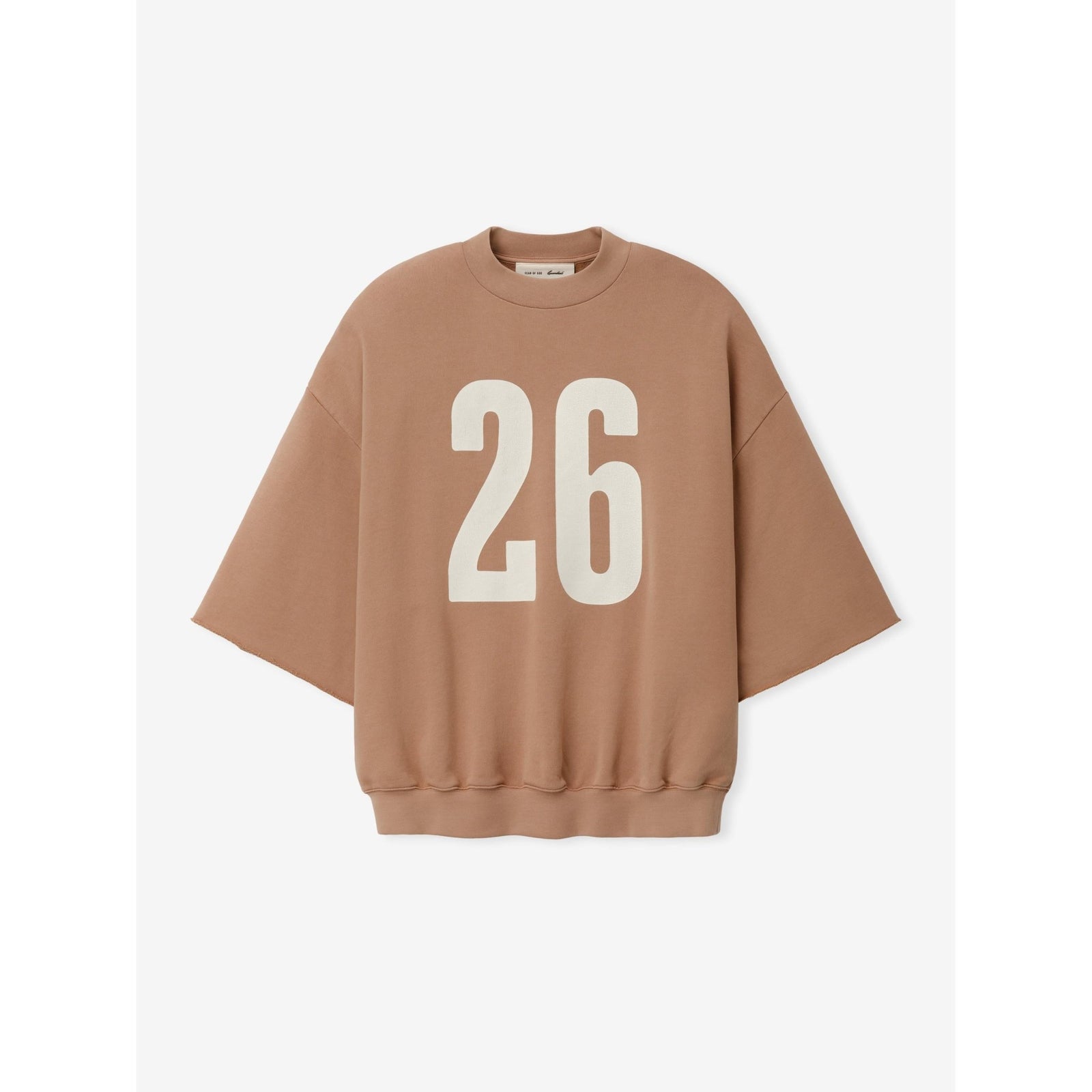 Fear of God Essentials 3/4 Sleeve Crewneck Washed Ginger - Im Your Wardrobe