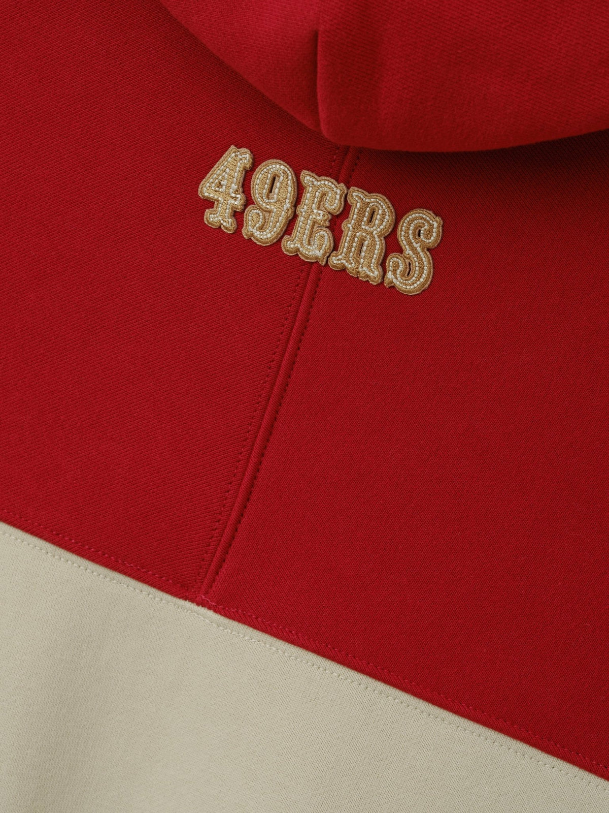 Fear of God Essentials 49ers 90s Relaxed Hoodie Sandstone - Im Your Wardrobe
