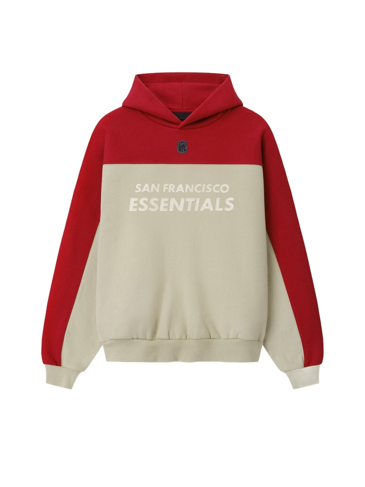 Fear of God Essentials 49ers 90s Relaxed Hoodie Sandstone - Im Your Wardrobe