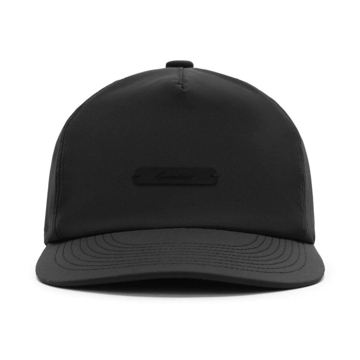 Fear of God Essentials 5 Panel Nylon Hat Vintage Black - Im Your Wardrobe