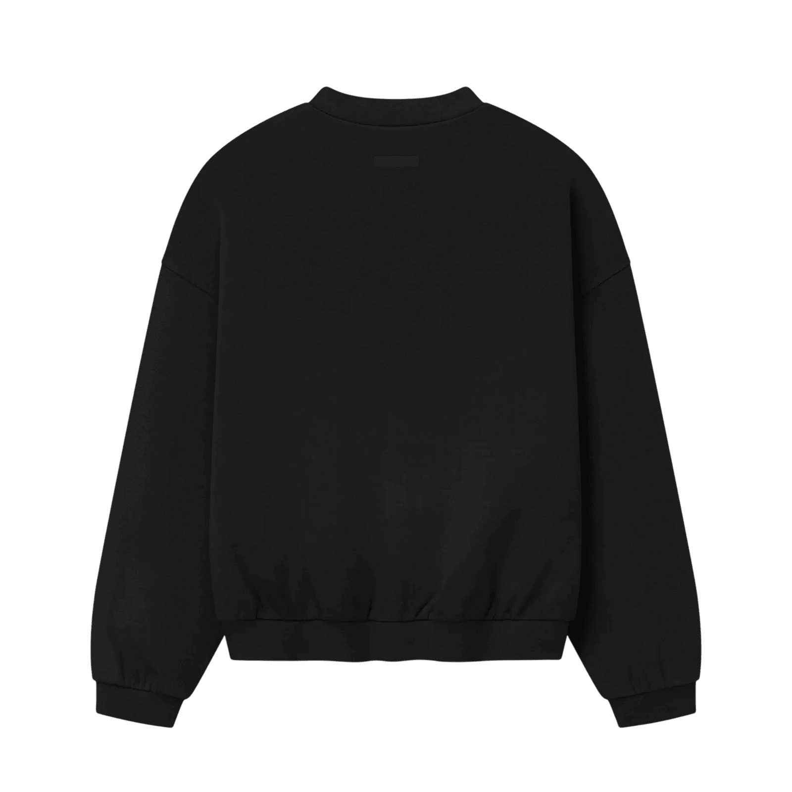 Fear of God Essentials 90's Fleece Crewneck Jet Black - Im Your Wardrobe