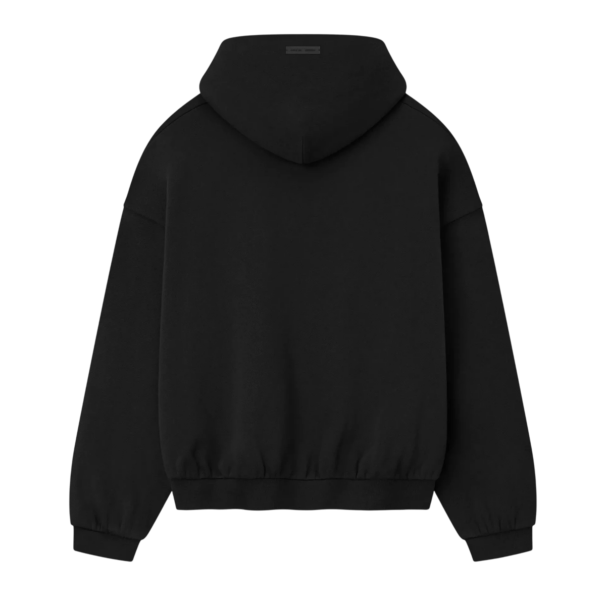 Fear of God Essentials 90&#39;s Fleece Hoodie Jet Black - Im Your Wardrobe