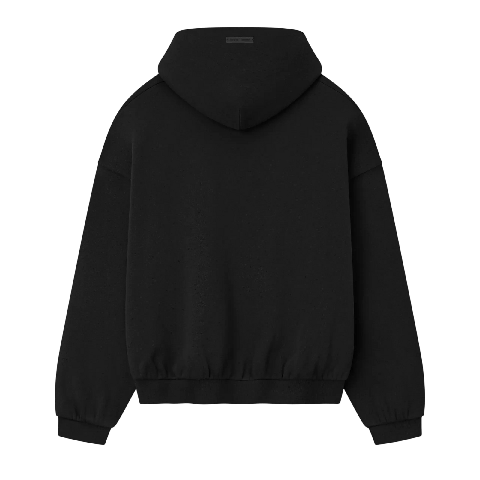 Fear of God Essentials 90's Fleece Hoodie Jet Black - Im Your Wardrobe