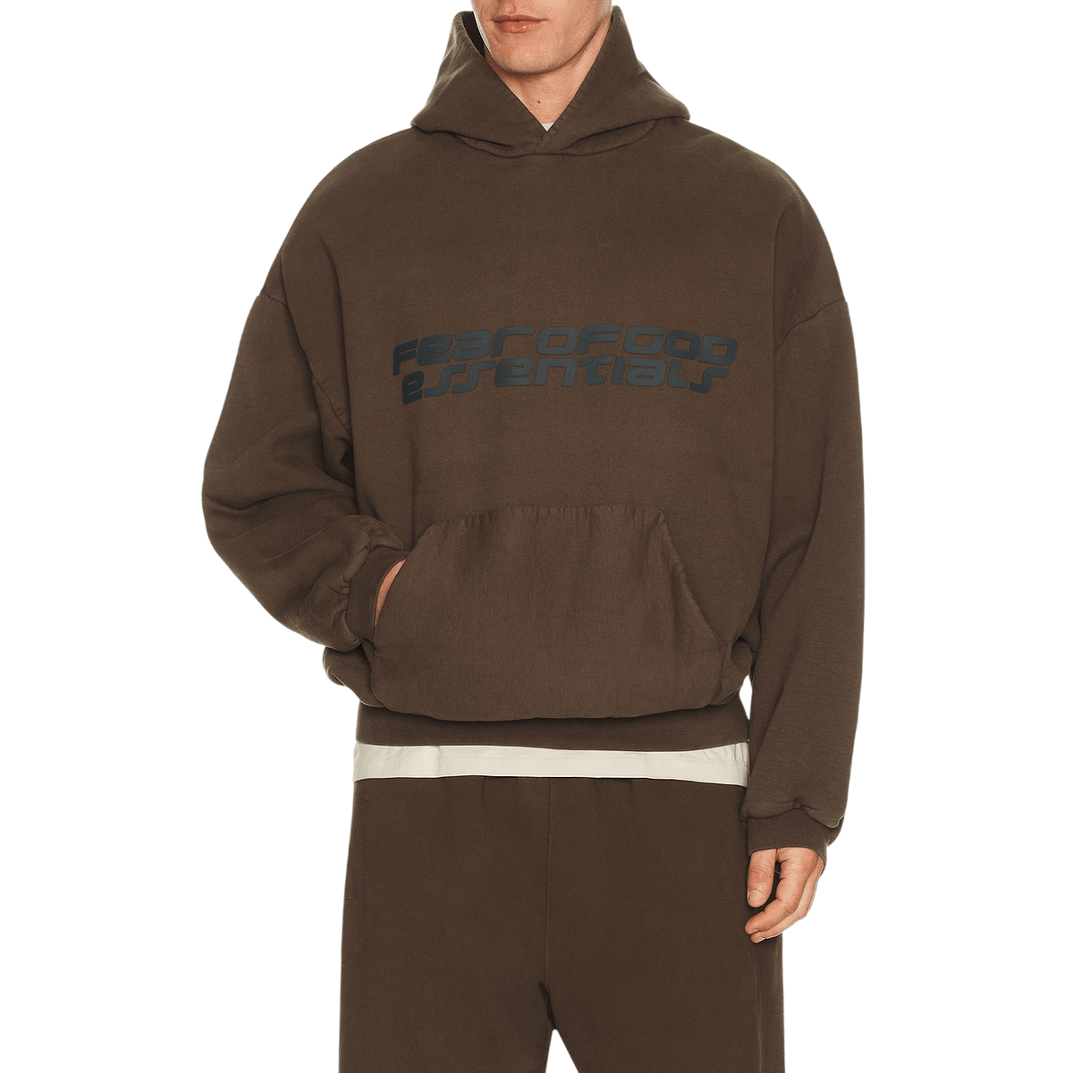 Fear of God Essentials 90's Hoodie Brown - Im Your Wardrobe