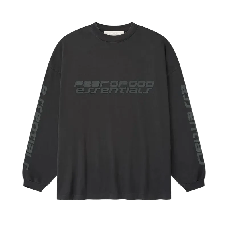 Fear of God Essentials 90's Long Sleeve Tee Vintage Black - Im Your Wardrobe