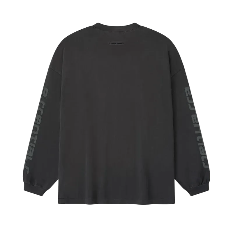 Fear of God Essentials 90's Long Sleeve Tee Vintage Black - Im Your Wardrobe