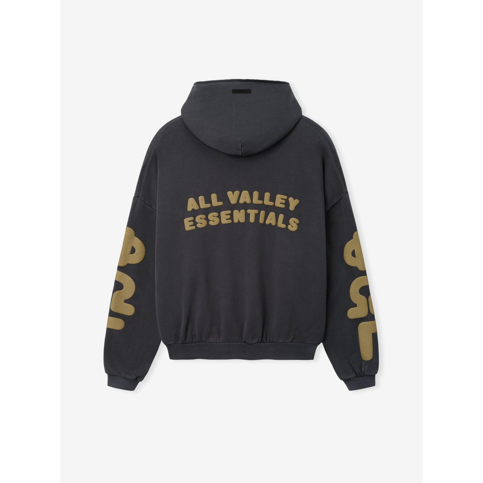 Fear of God Essentials 90s Zip-Up Hoodie Washed Iron Grey - Im Your Wardrobe
