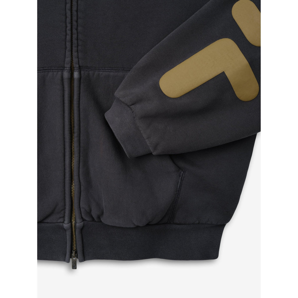 Fear of God Essentials 90s Zip-Up Hoodie Washed Iron Grey - Im Your Wardrobe
