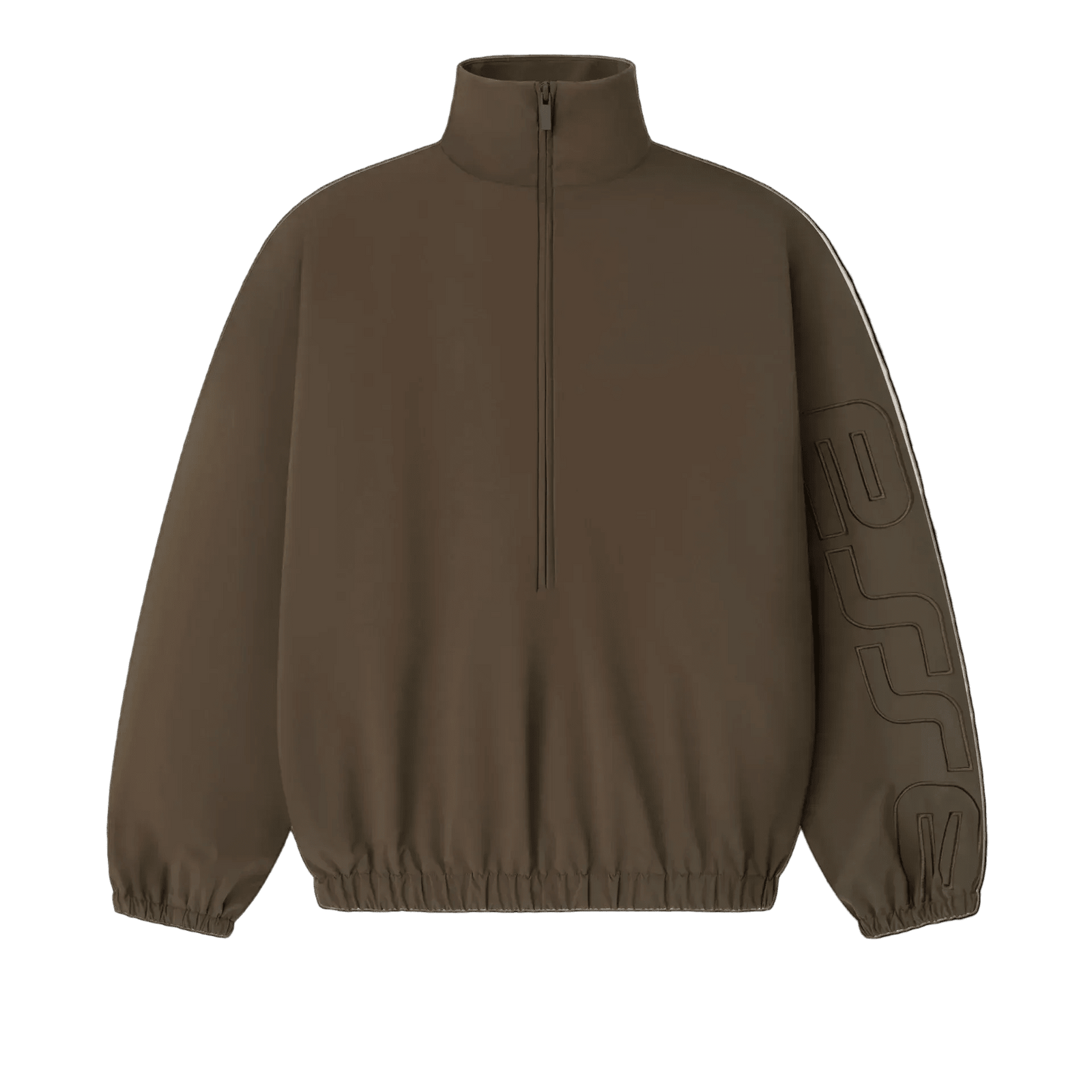 Fear Of God Essentials Active Trace Half Zip Track Jacket Brown