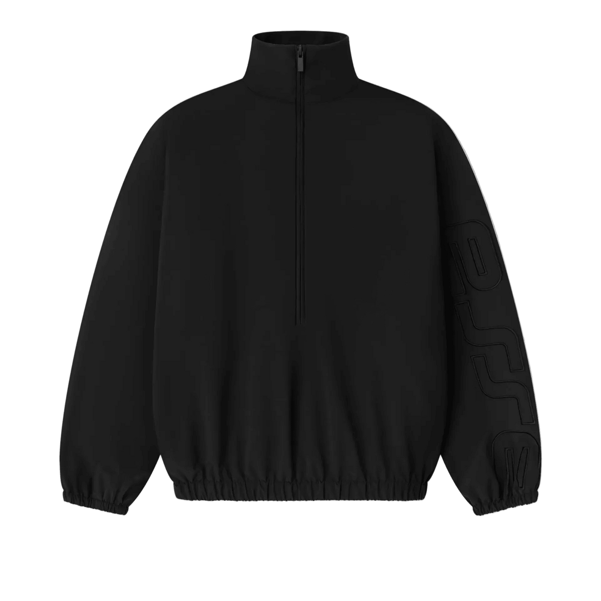 Fear Of God Essentials Active Trace Half Zip Track Jacket Vintage Black - Im Your Wardrobe