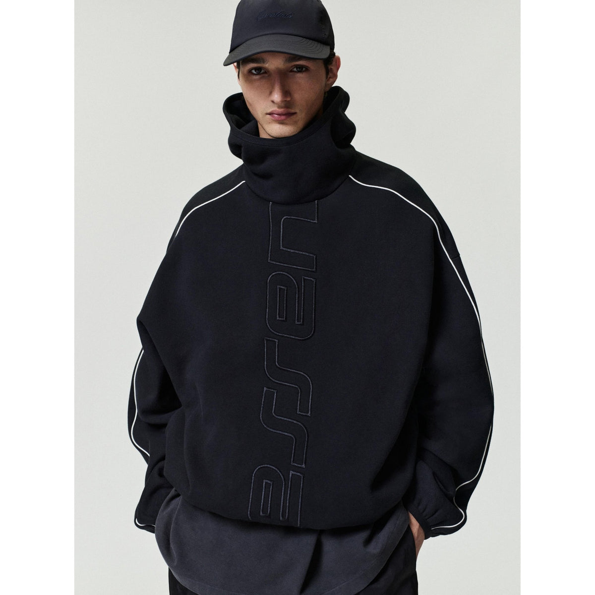 Fear of God Essentials Active Trace Modern Fleece Hoodie Vintage Black - Im Your Wardrobe
