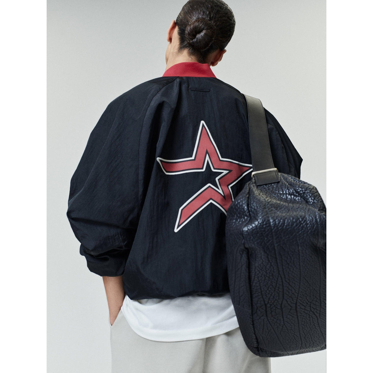 Fear of God Essentials Astros Half Zip Pullover Black - Im Your Wardrobe