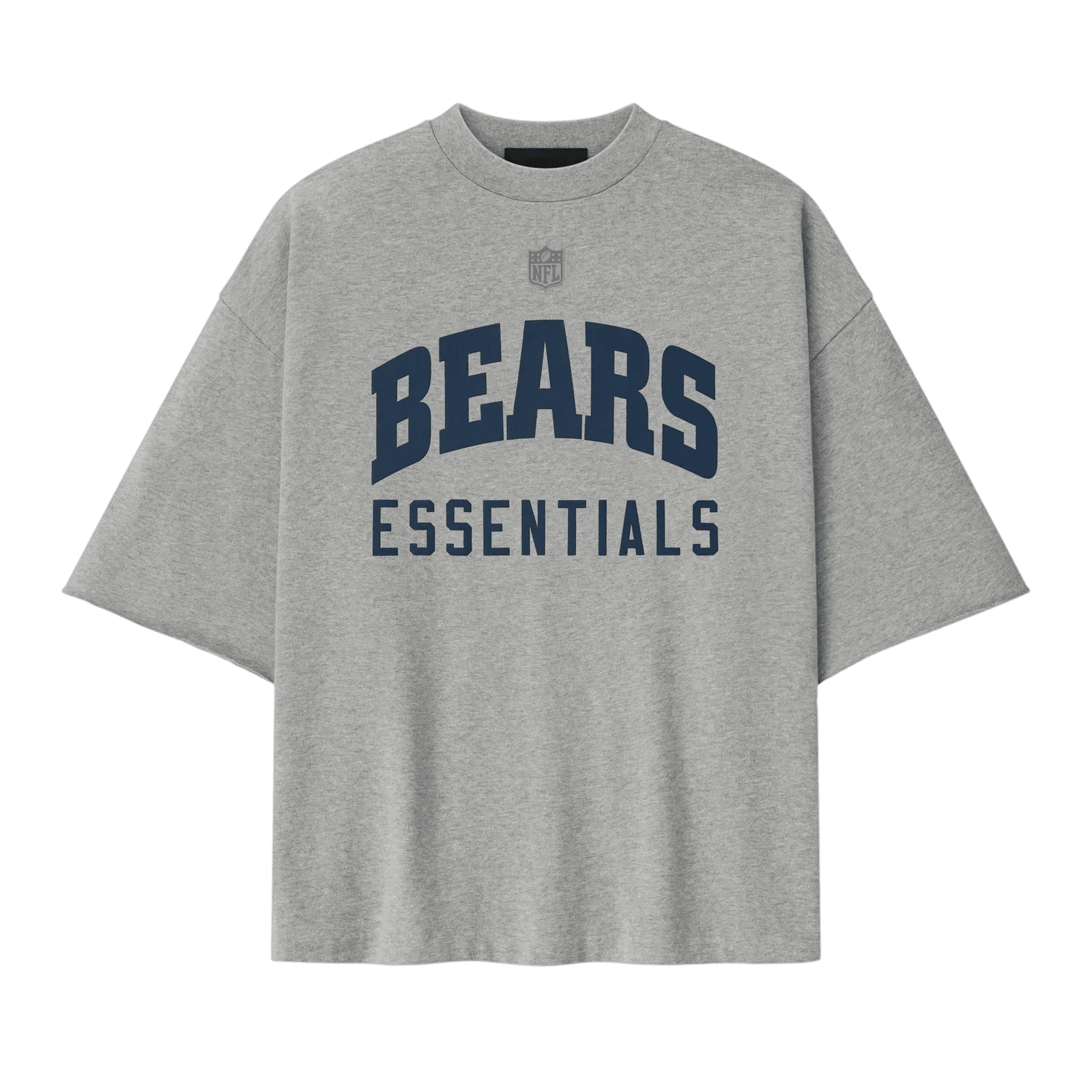 Fear of God Essentials Bears 90s 3/4 Sleeve Football Tee Concrete Heather/Canyon