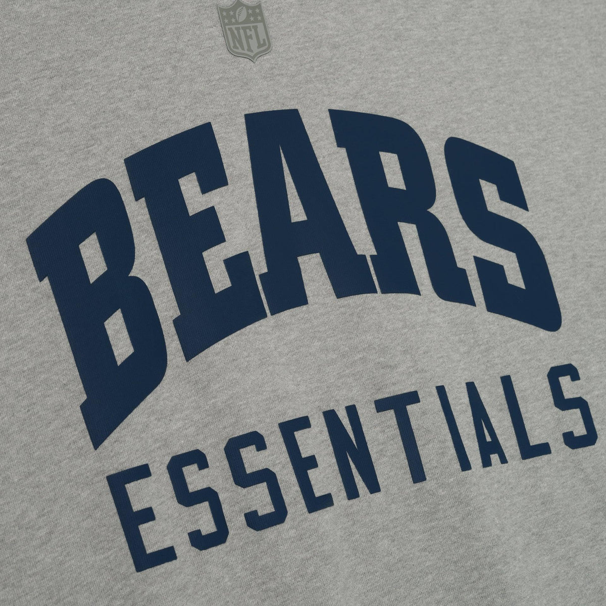 Fear of God Essentials Bears 90s 3/4 Sleeve Football Tee Concrete Heather/Canyon - Im Your Wardrobe