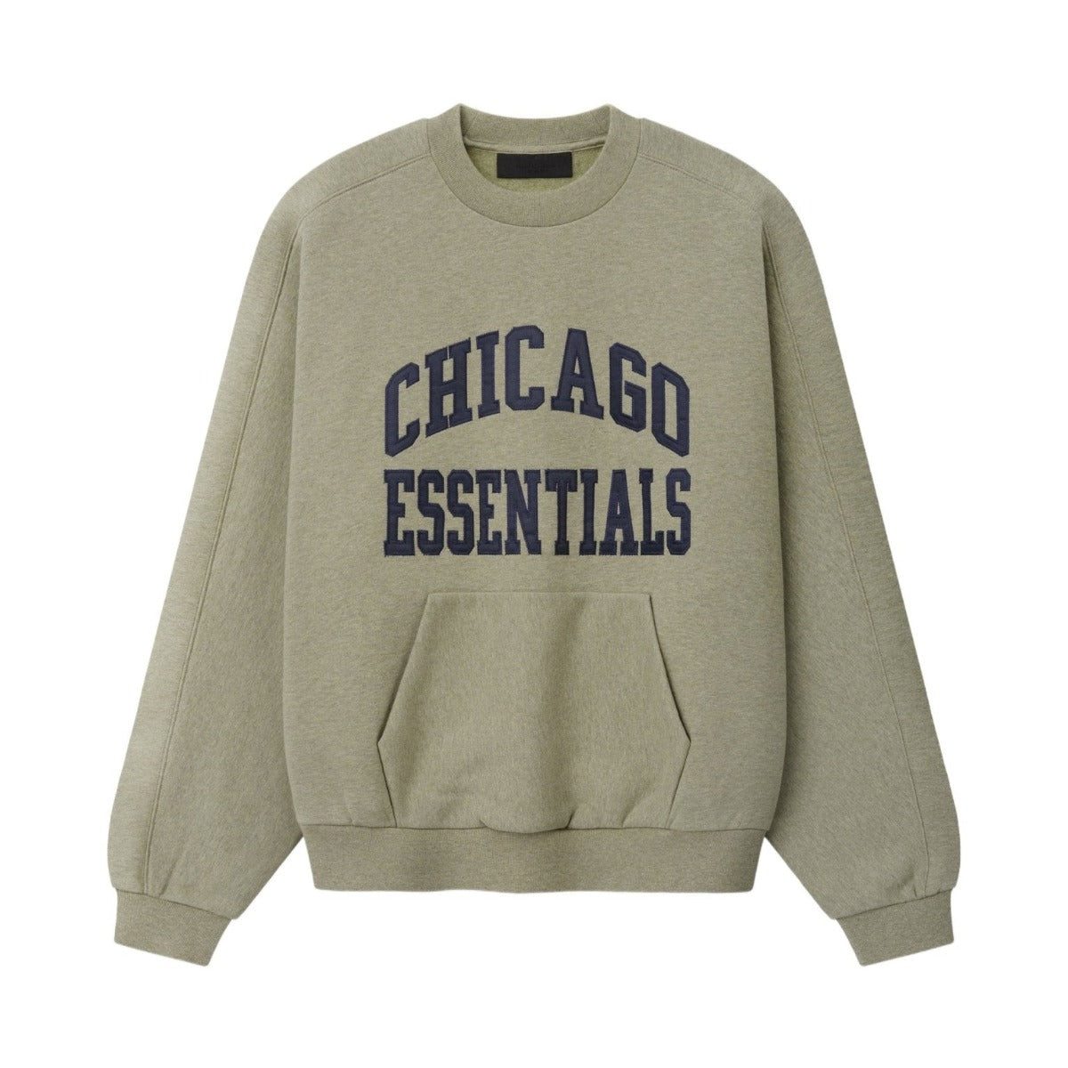 Fear of God Essentials Bears 90s Relaxed Crewneck Seal Heather - Im Your Wardrobe