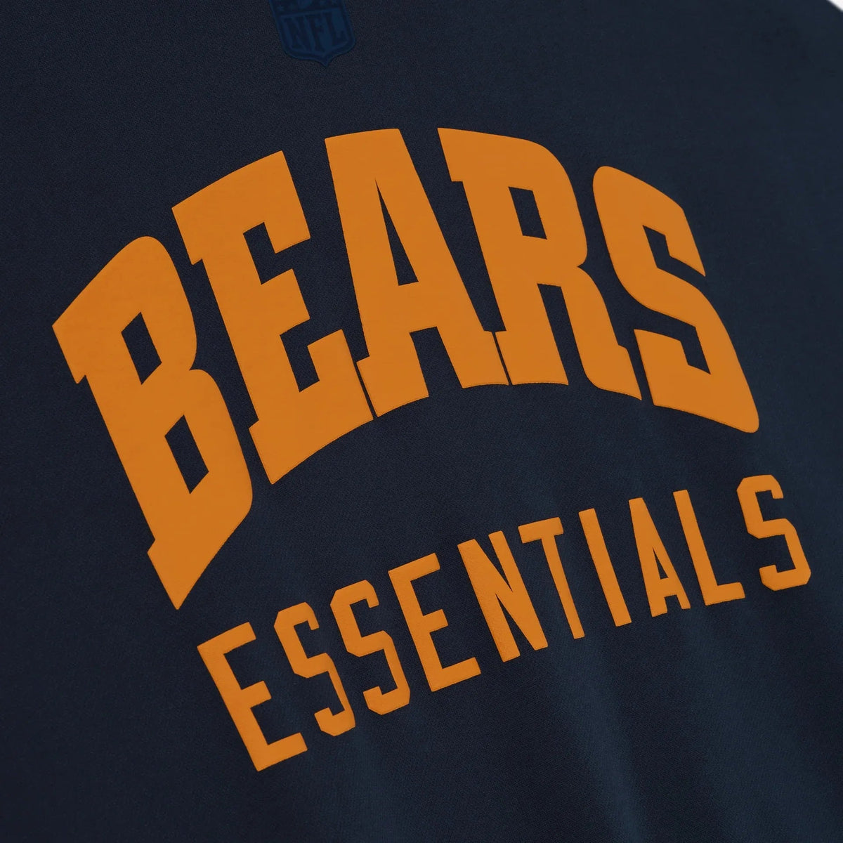 Fear of God Essentials Bears Sport Hoodie Dark Sapphire/Homestead Heather - Im Your Wardrobe