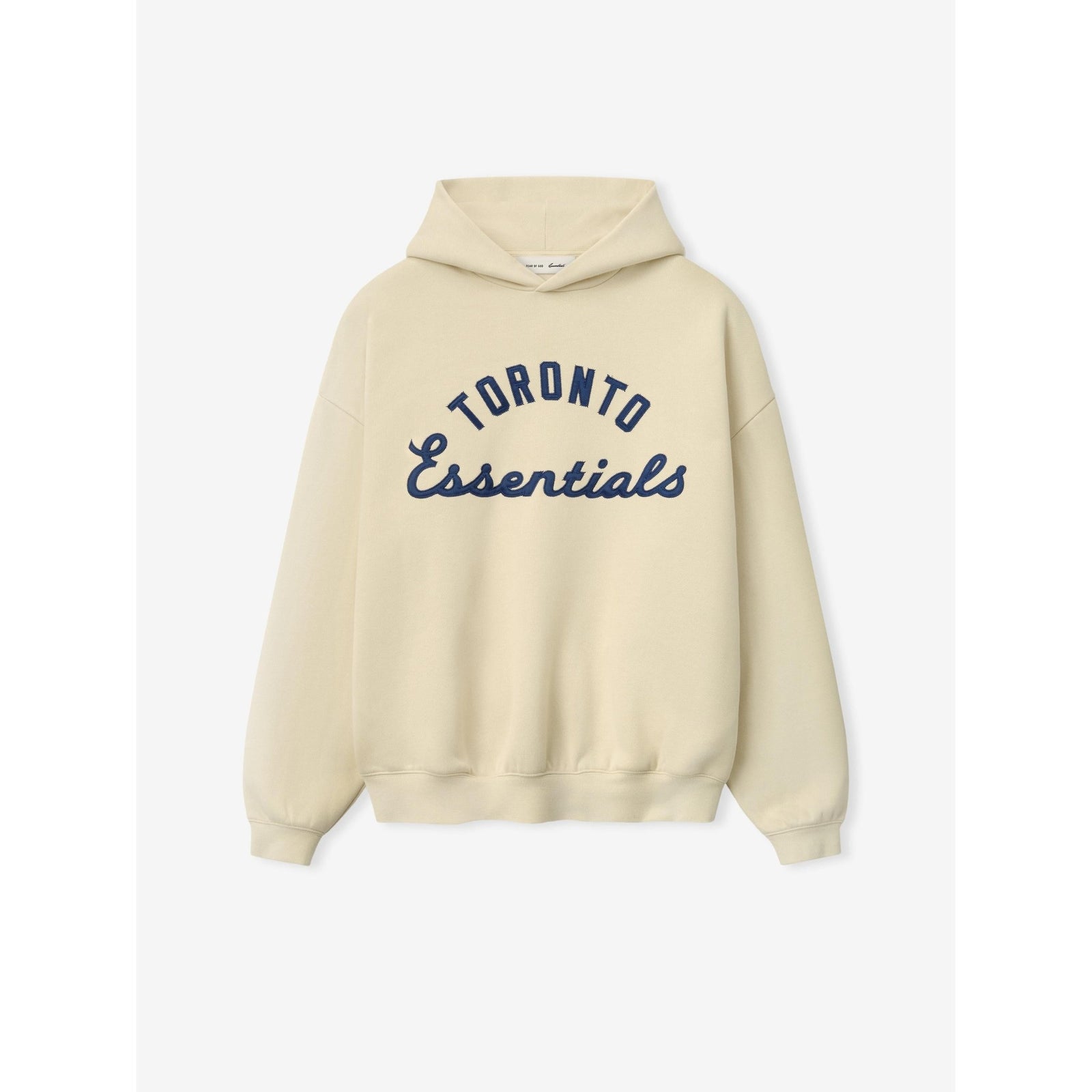 Fear of God Essentials Blue Jays Sport Hoodie Oat - Im Your Wardrobe