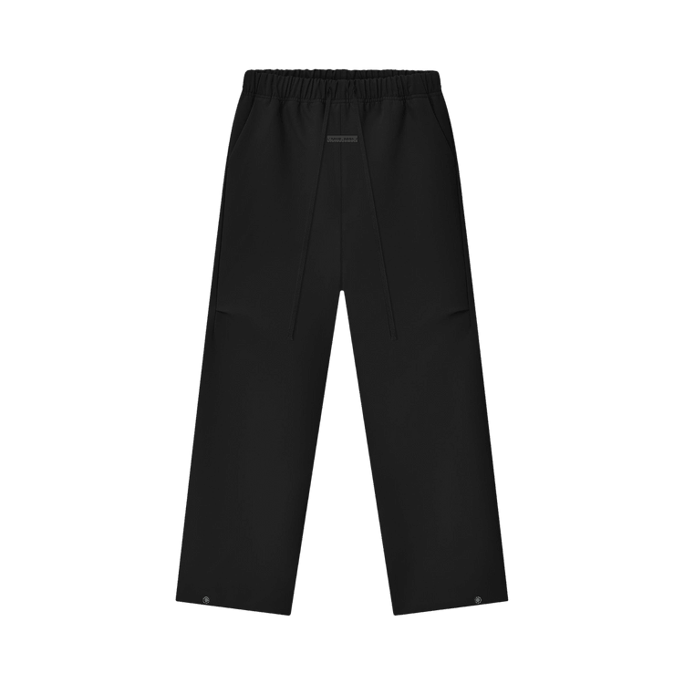 Fear of God Essentials Bonded Canvas Work Pant Jet Black (FW25) - Im Your Wardrobe