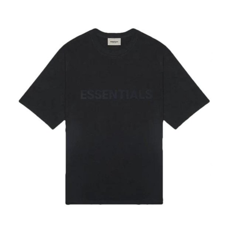 Fear of God Essentials Boxy T-Shirt Applique Logo Dark Slate/Stretch Limo/Black - Im Your Wardrobe