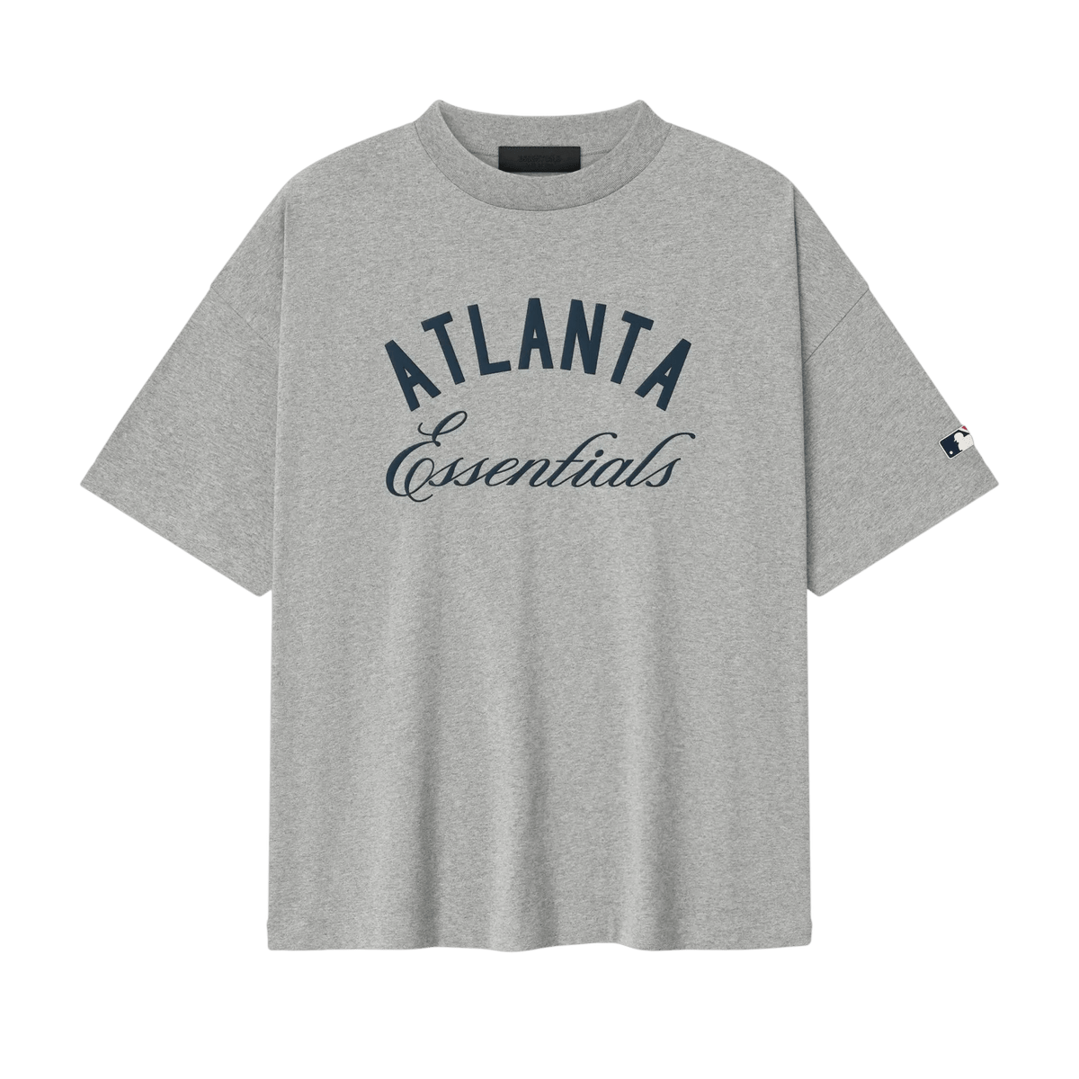 Fear of God Essentials Braves 90s Tee Concrete Heather - Im Your Wardrobe