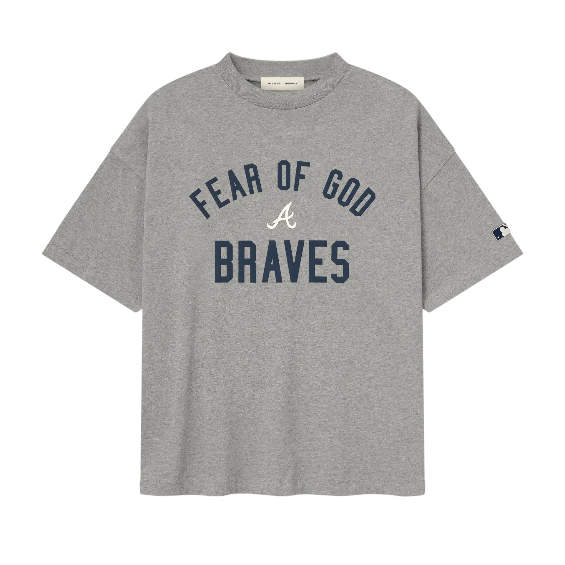 Fear of God Essentials Braves 90s Tee Dark Heather - Im Your Wardrobe