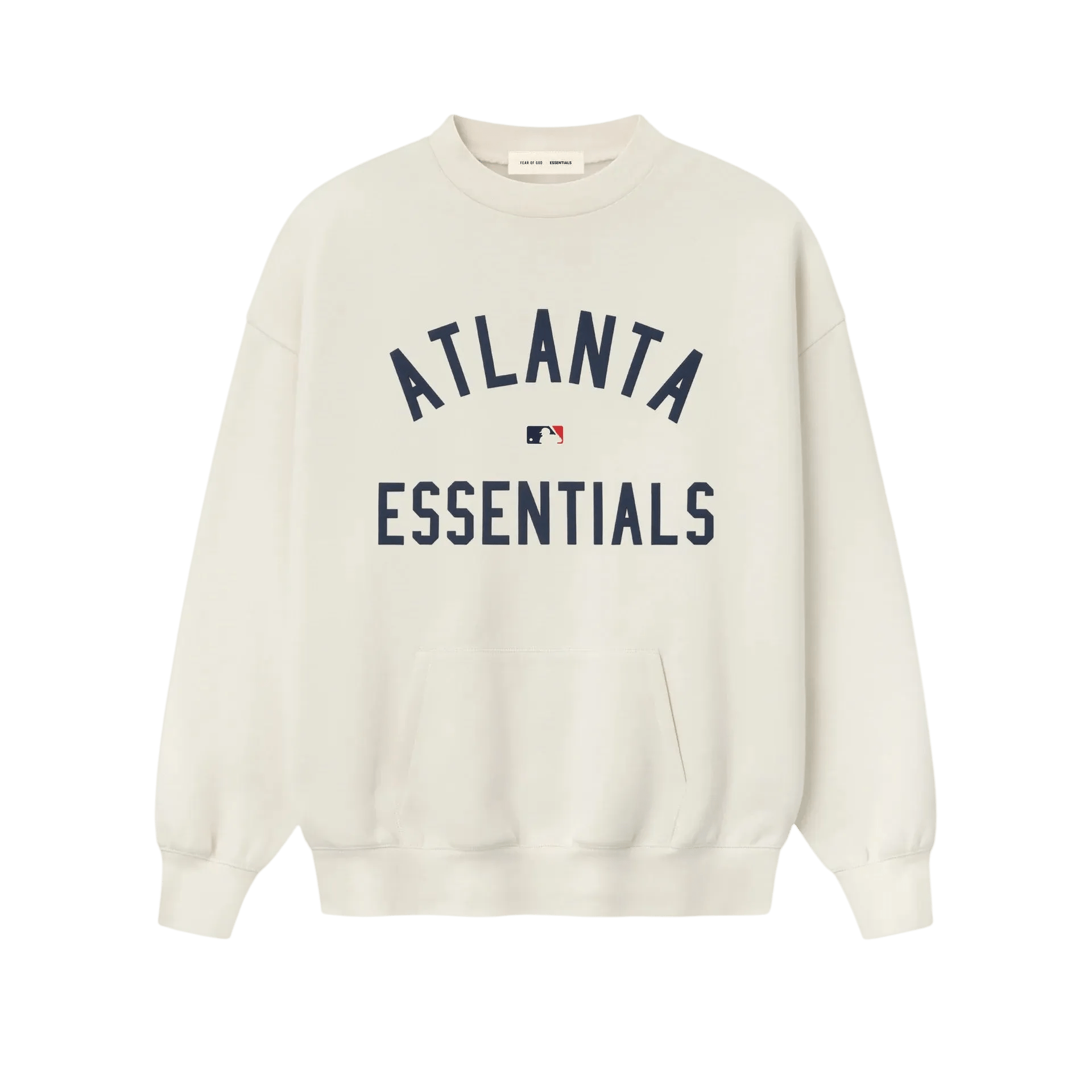 Fear of God Essentials Braves Sport Crewneck Cream White - Im Your Wardrobe