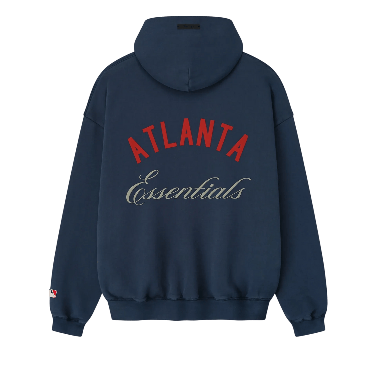 Fear of God Essentials Braves Sport Hoodie Midnight Navy - Im Your Wardrobe