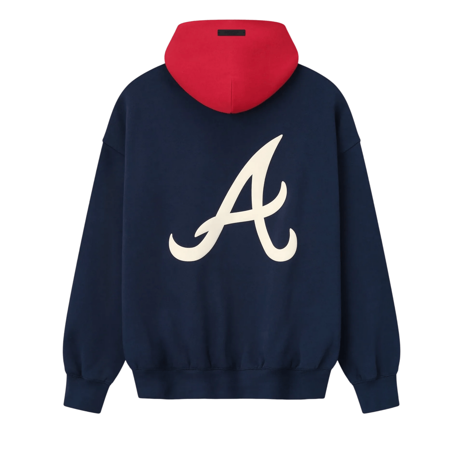 Fear of God Essentials Braves Sport Hoodie Navy/Red - Im Your Wardrobe