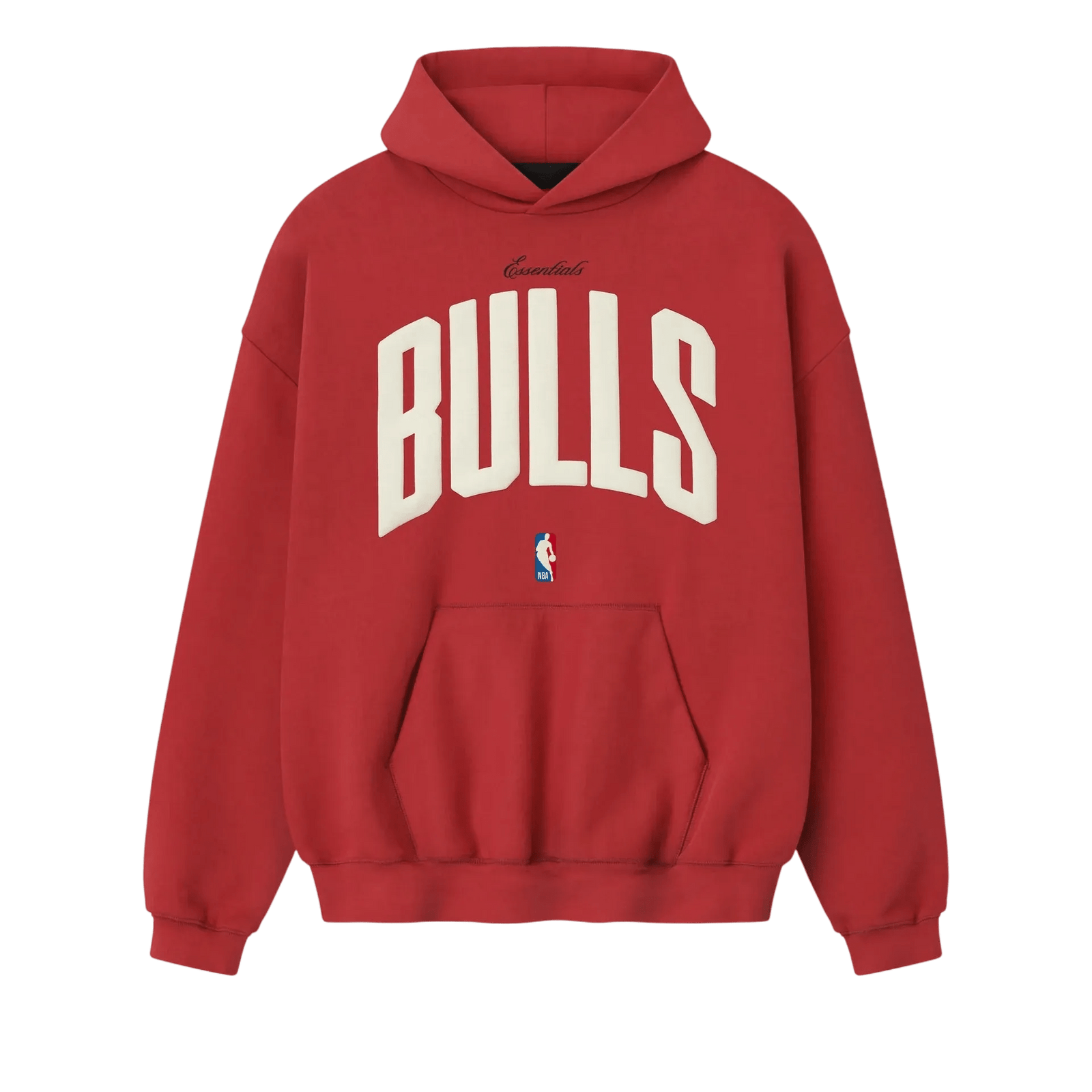Fear of God Essentials Bulls 90s Hoodie Red - Im Your Wardrobe