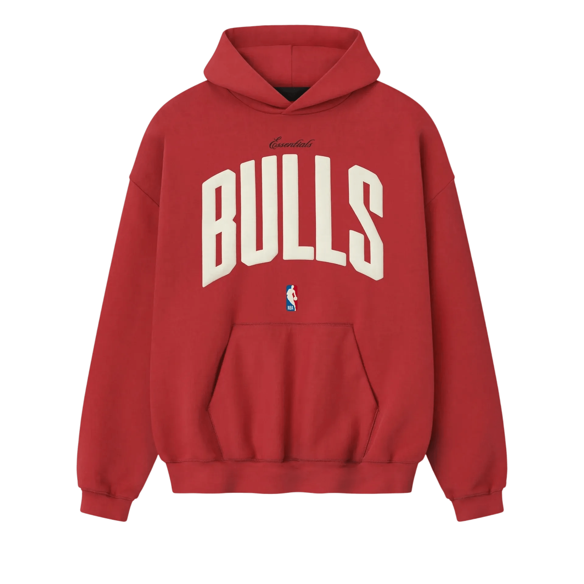 Fear of God Essentials Bulls 90s Hoodie Red - Im Your Wardrobe
