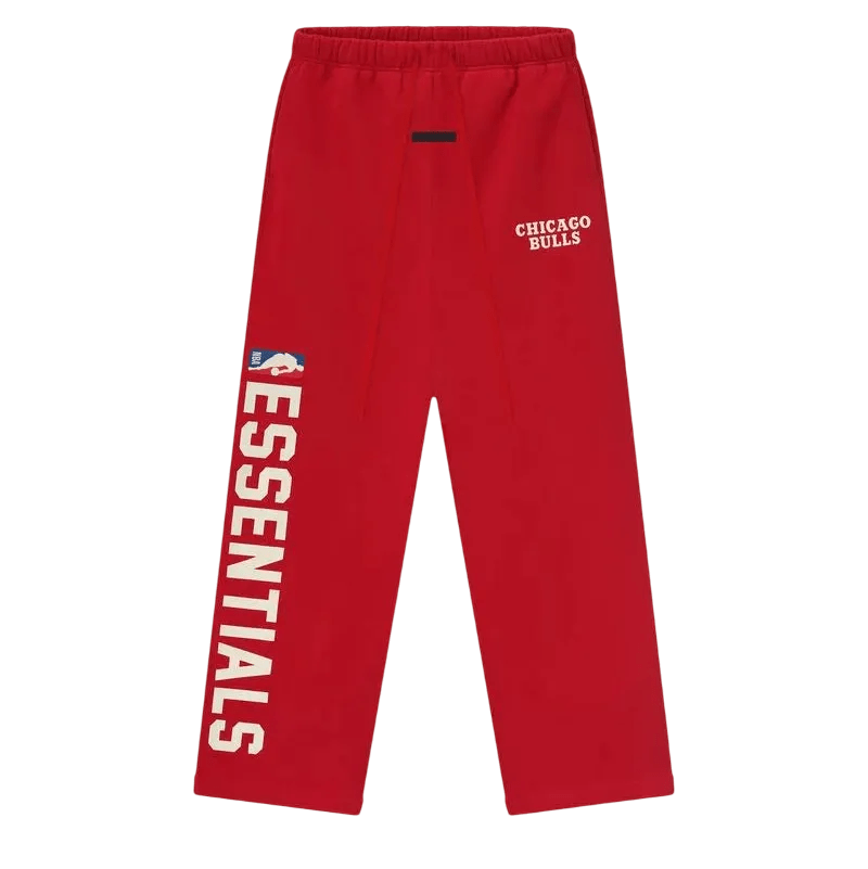 Fear of God Essentials Bulls Lounge Sweatpant Red - Im Your Wardrobe