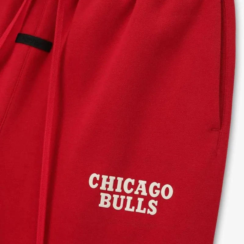 Fear of God Essentials Bulls Lounge Sweatpant Red - Im Your Wardrobe