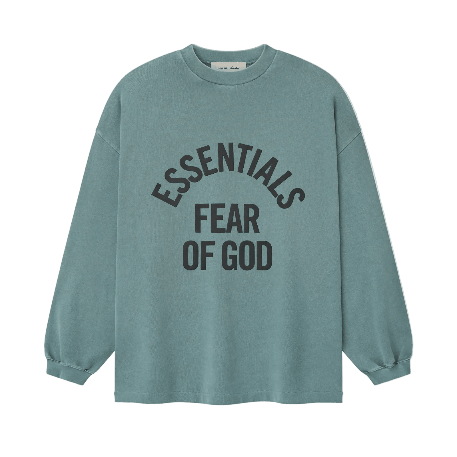 Fear Of God Essentials Campus 90s Long Sleeve Tee Faded Coastal
