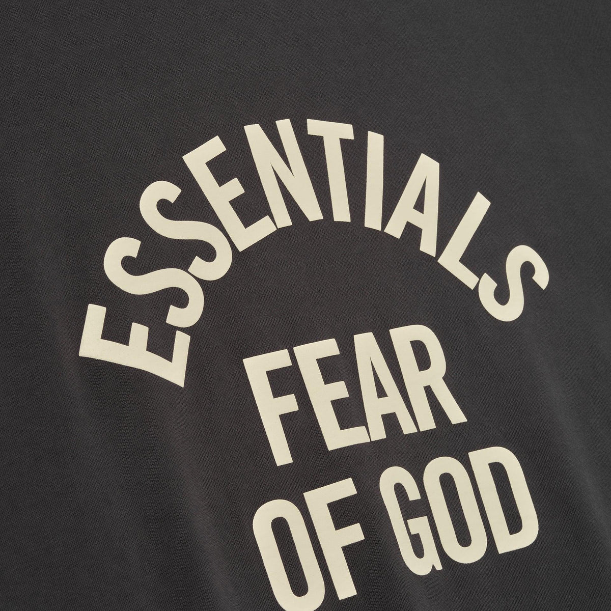 Fear Of God Essentials Campus 90s Short Sleeve Tee Faded Black - Im Your Wardrobe