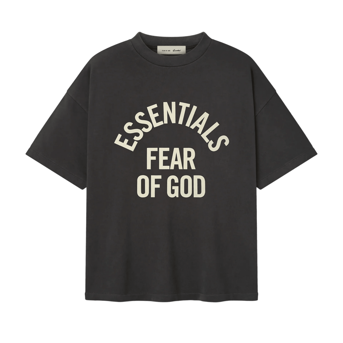 Fear Of God Essentials Campus 90s Short Sleeve Tee Faded Black - Im Your Wardrobe