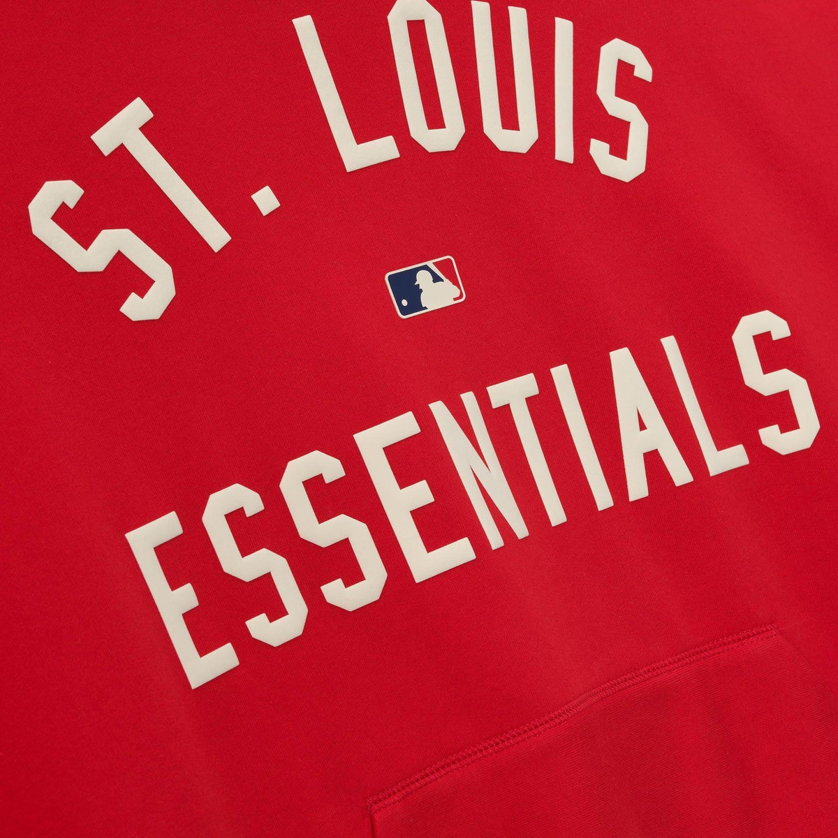 Fear of God Essentials Cardinals Sport Hoodie Red - Im Your Wardrobe