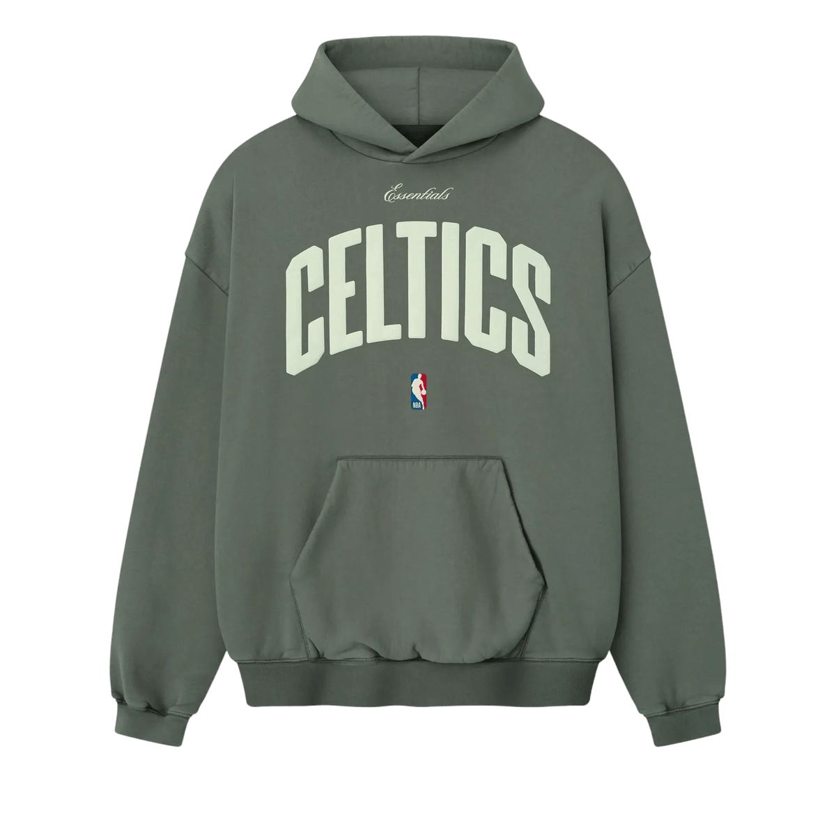 Fear of God Essentials Celtics 90s Hoodie Balsam Green - Im Your Wardrobe