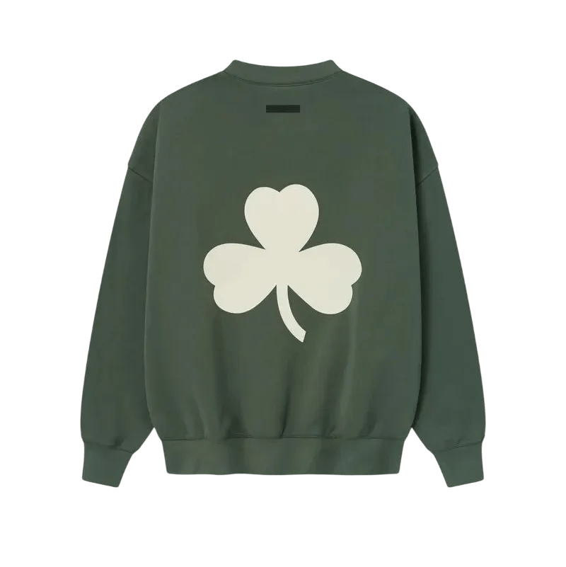 Fear of God Essentials Celtics Sport Crewneck Balsam Green - Im Your Wardrobe