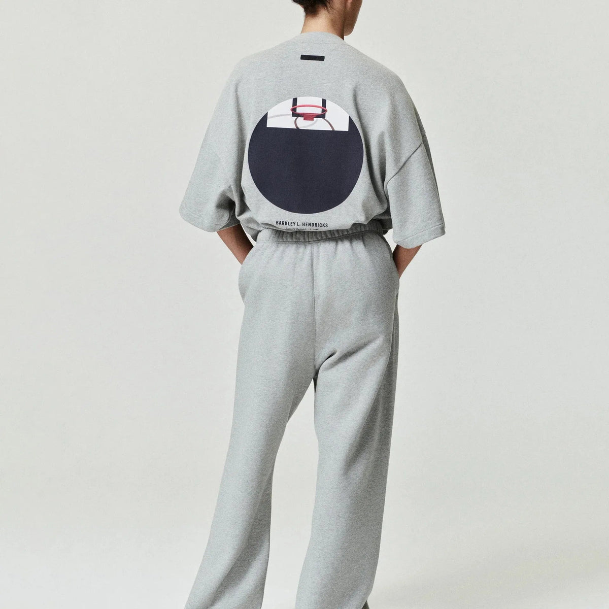 Fear Of God Essentials Celtics X Barkley Hendricks 90s Tee Concrete Heather - Im Your Wardrobe