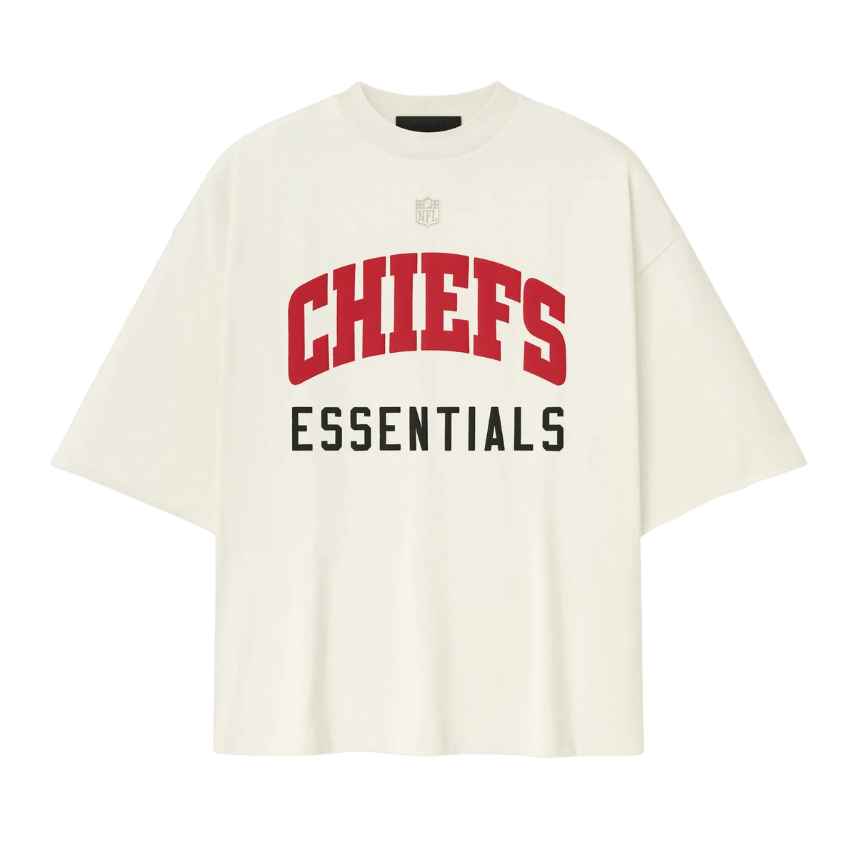 Fear of God Essentials Chiefs 90s 3/4 Sleeve Football Tee Cream White - Im Your Wardrobe