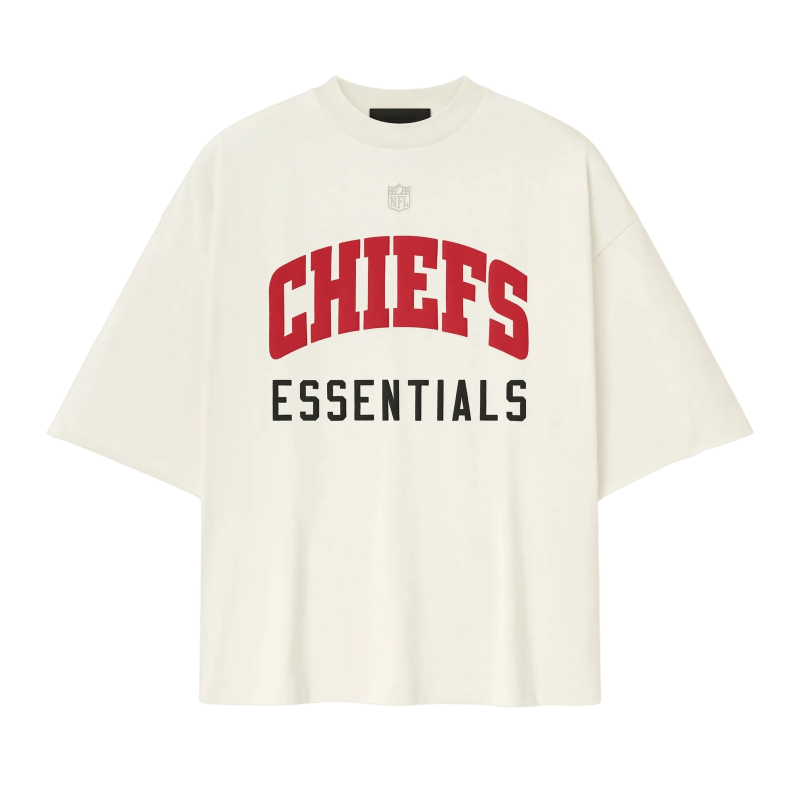 Fear of God Essentials Chiefs 90s 3/4 Sleeve Football Tee Cream White - Im Your Wardrobe