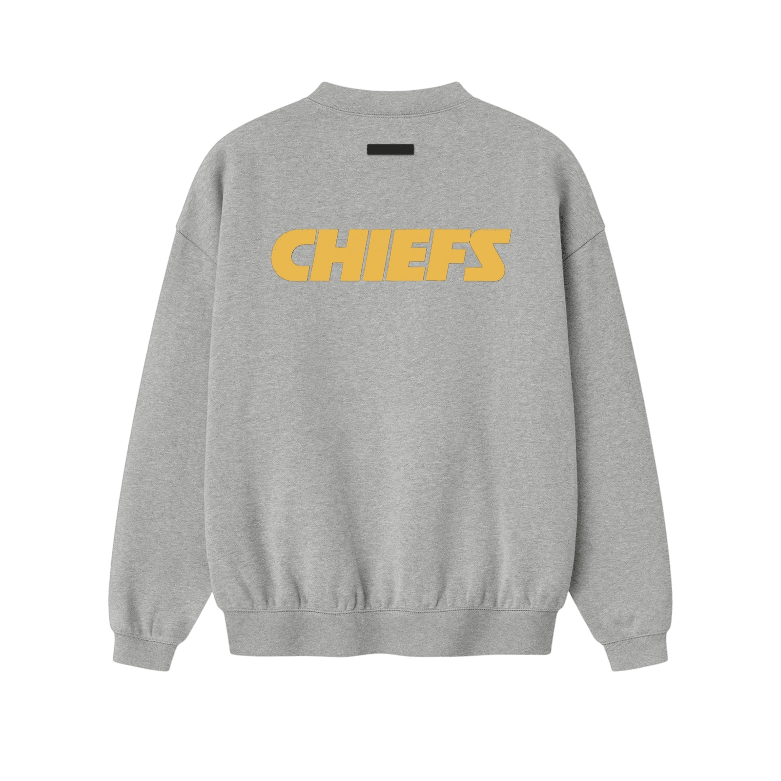 Fear of God Essentials Chiefs Sport Crewneck Concrete Heather - Im Your Wardrobe