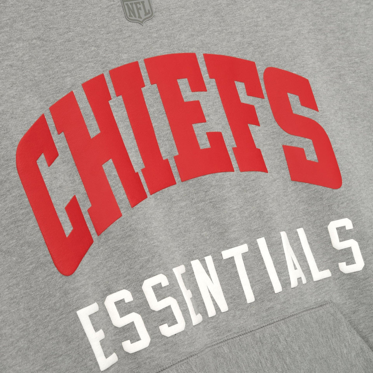 Fear of God Essentials Chiefs Sport Crewneck Concrete Heather - Im Your Wardrobe