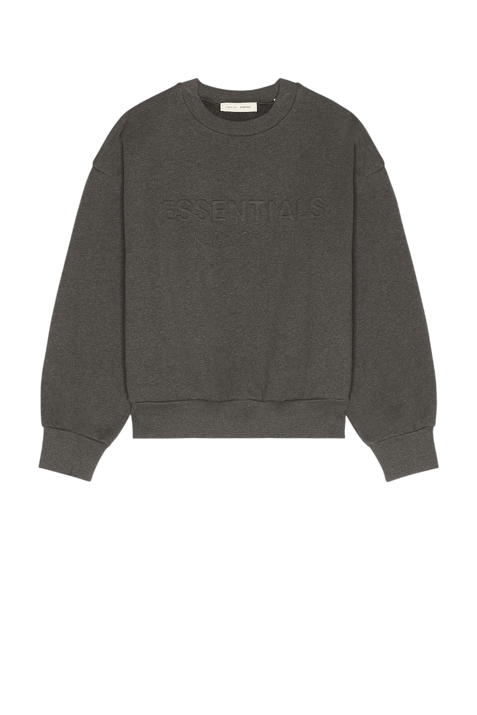 Fear of God Essentials Classic Crewneck Sweatshirt Charcoal Heather