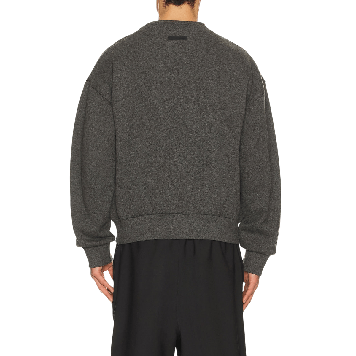 Fear of God Essentials Classic Crewneck Sweatshirt Charcoal Heather - Im Your Wardrobe