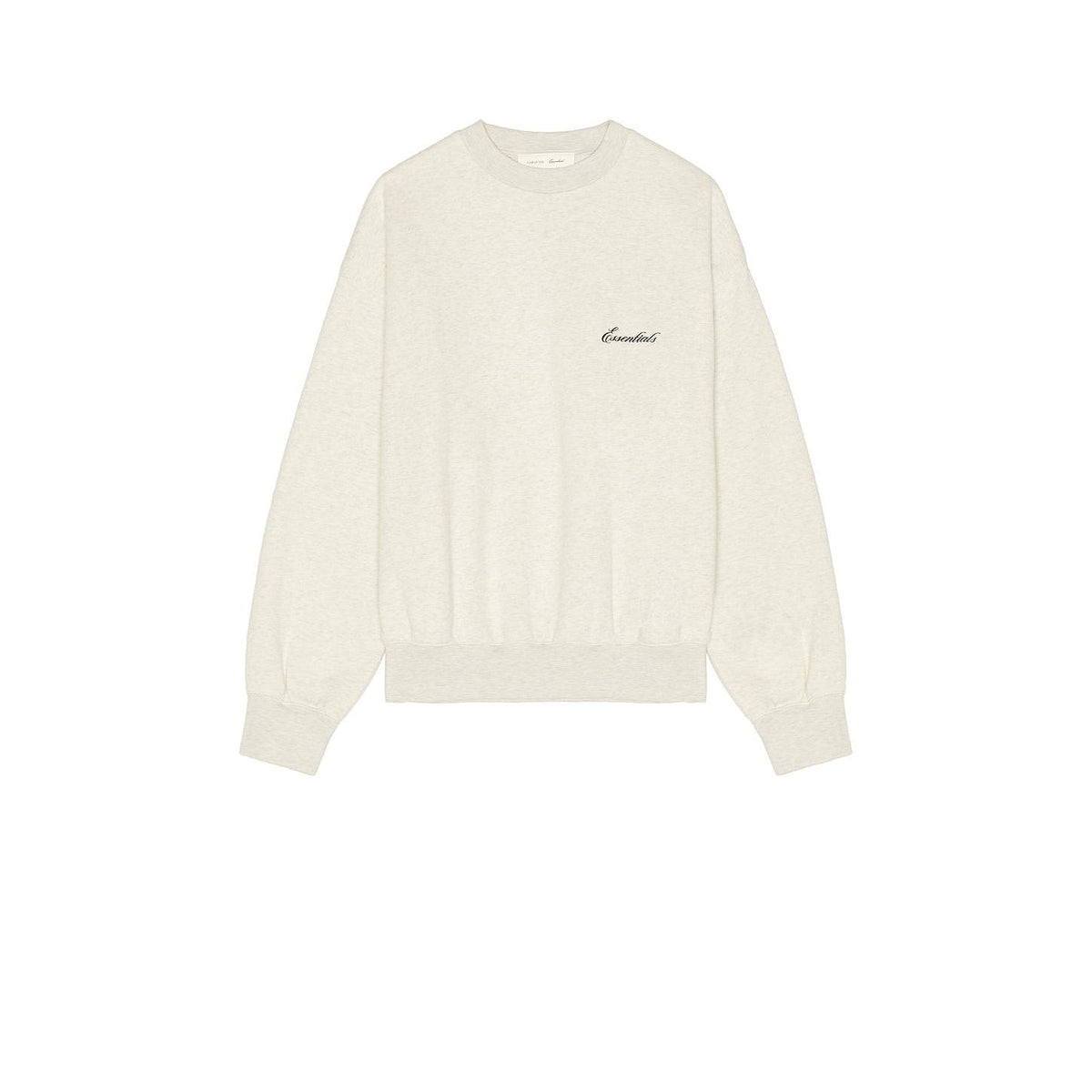 Fear of God Essentials Classic Crewneck Sweatshirt Oatmeal Heather/Light Heather - Im Your Wardrobe