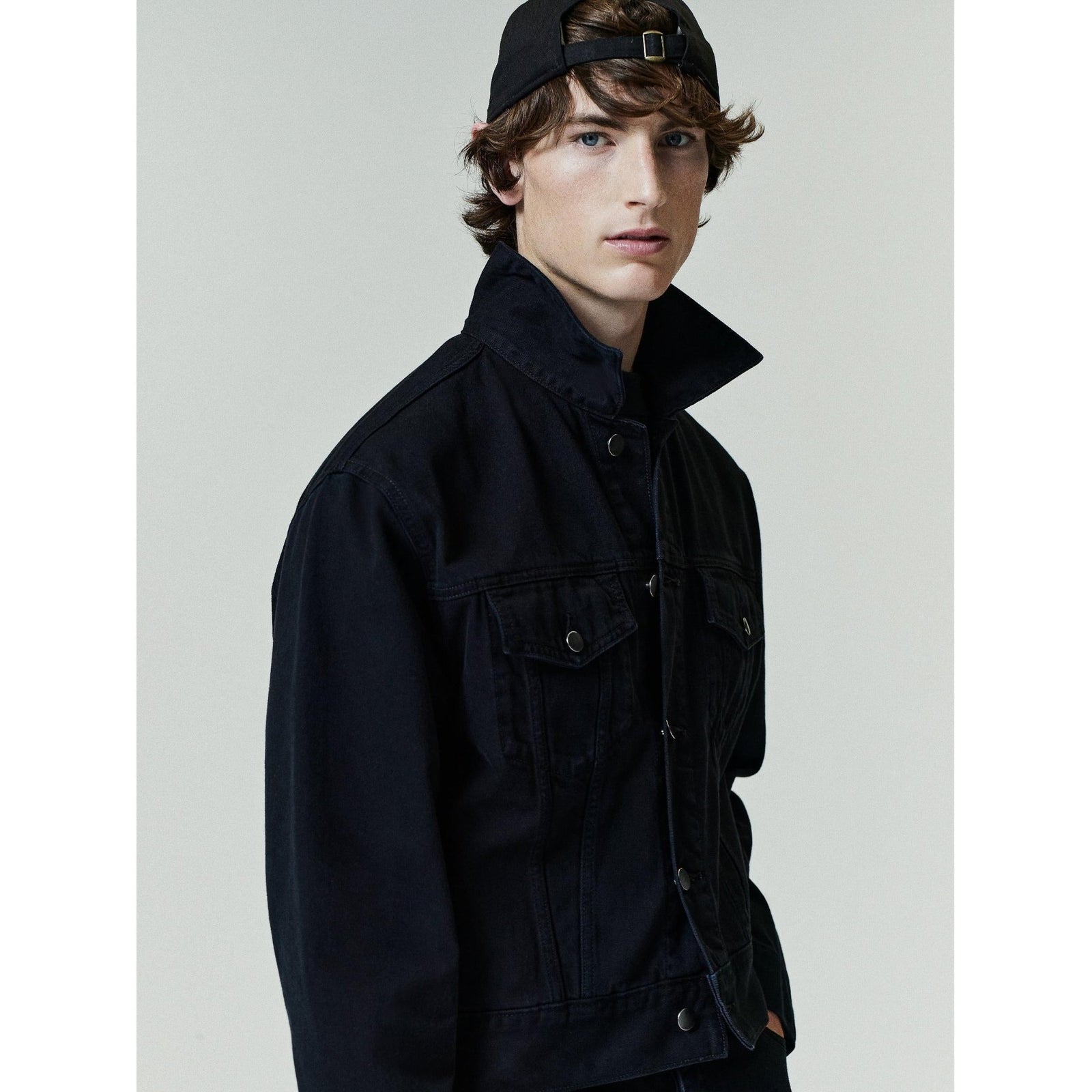 Fear of God Essentials Classic Denim Jacket Overdyed Black - Im Your Wardrobe