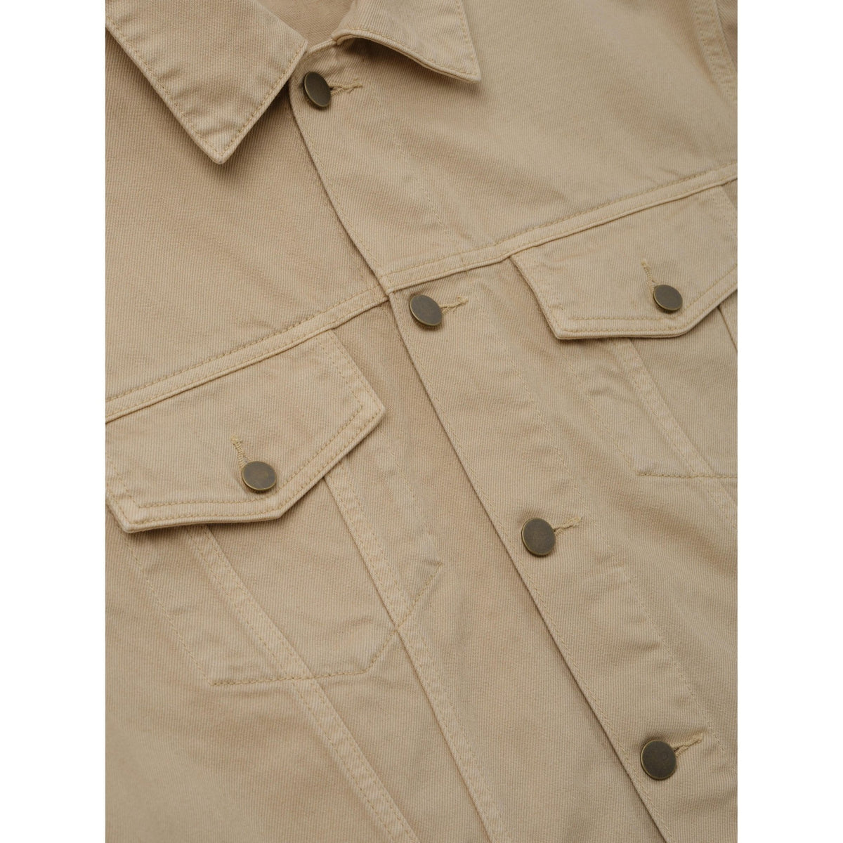 Fear of God Essentials Classic Denim Jacket Overdyed Dune - Im Your Wardrobe